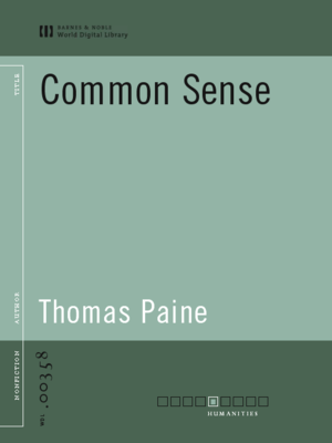 cover image of Common Sense (World Digital Library Edition)